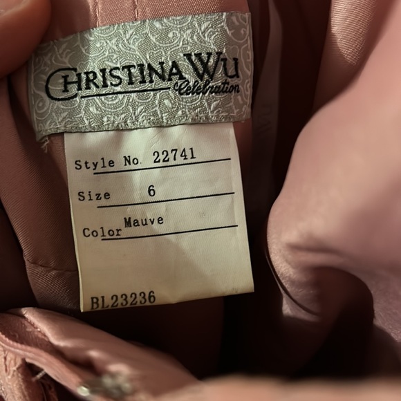 Mauve size 6 Dress - Picture 5 of 5